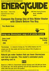yellow energyguide label, Boston, Cordaville MA